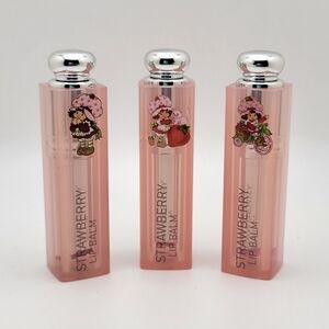 STRAWBERRY SHORTCAKE 3-Pack Lip Balm Bundle NEW
